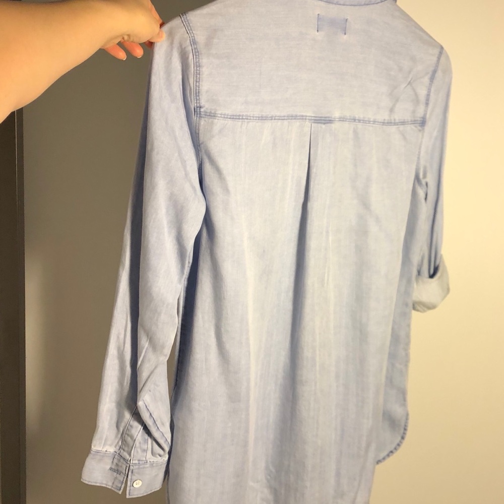 Soft Button Down Chambray Shirt